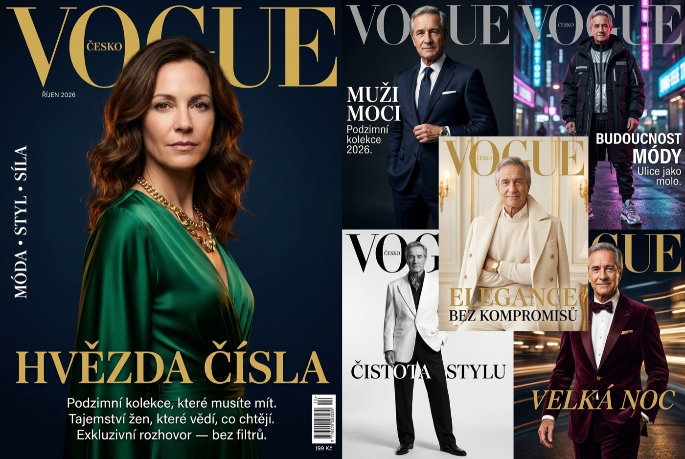 Host na obálce magazínu